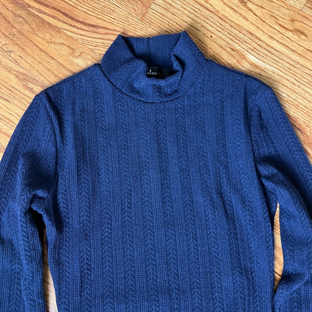 Lulu's Midnight Blue Bodysuit NWT - Picture 2 of 6